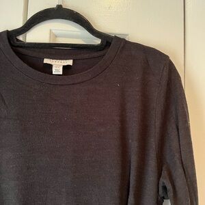 TOPSHOP Black Long Sleeve Dress - Size 12